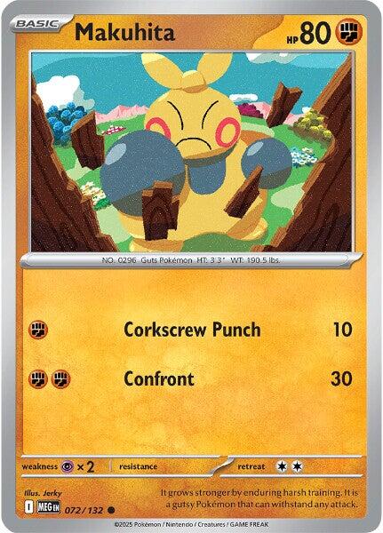 Makuhita (072/132) [Mega Evolution: Base Set] | Galaxy Games LLC