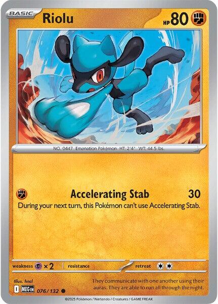 Riolu (076/132) [Mega Evolutions: Base Set] | Galaxy Games LLC
