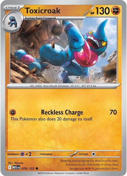 Toxicroak (079/132) [Mega Evolutions: Base Set] | Galaxy Games LLC