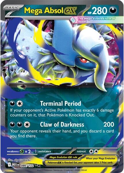 Mega Absol ex (086/132) [Mega Evolutions: Base Set] | Galaxy Games LLC