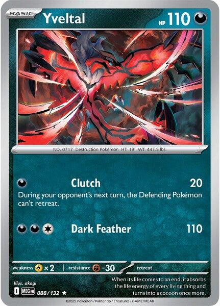 Yveltal (088/132) [Mega Evolutions: Base Set] | Galaxy Games LLC