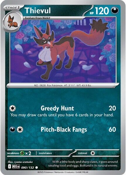 Thievul (090/132) [Mega Evolutions: Base Set] | Galaxy Games LLC