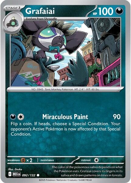 Grafaiai (092/132) [Mega Evolutions: Base Set] | Galaxy Games LLC