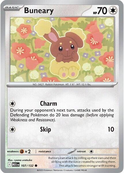 Buneary (107/132) [Mega Evolutions: Base Set] | Galaxy Games LLC