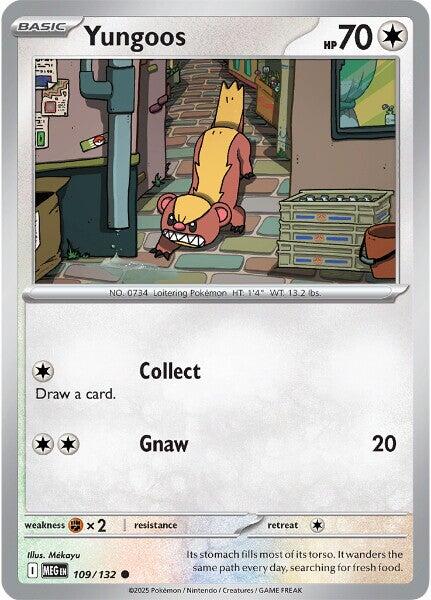 Yungoos (109/132) [Mega Evolutions: Base Set] | Galaxy Games LLC