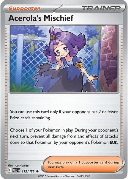 Acerola's Mischief (113/132) [Mega Evolution: Base Set] | Galaxy Games LLC