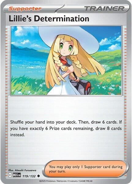 Lillie's Determination (119/132) [Mega Evolutions: Base Set] | Galaxy Games LLC