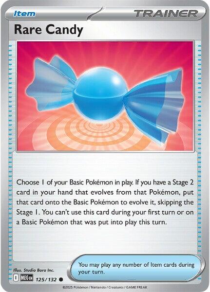 Rare Candy (125/132) [Mega Evolutions: Base Set] | Galaxy Games LLC
