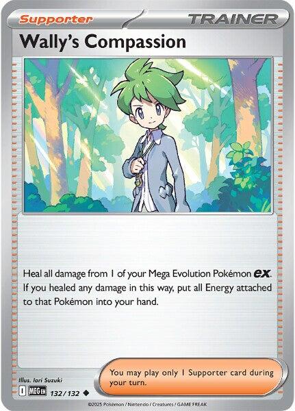 Wally's Compassion (132/132) [Mega Evolutions: Base Set] | Galaxy Games LLC