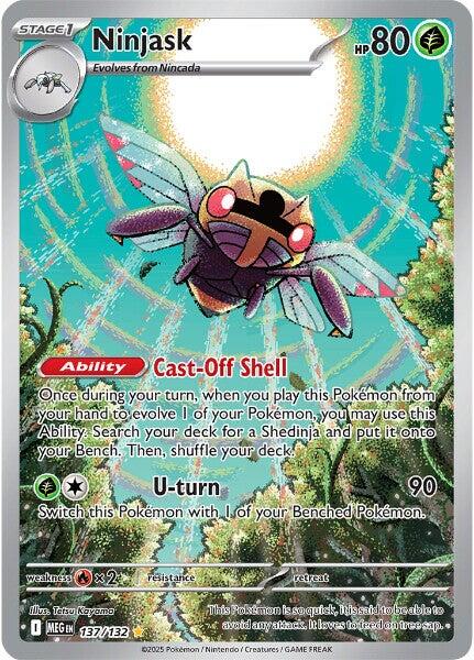 Ninjask (137/132) [Mega Evolutions: Base Set] | Galaxy Games LLC