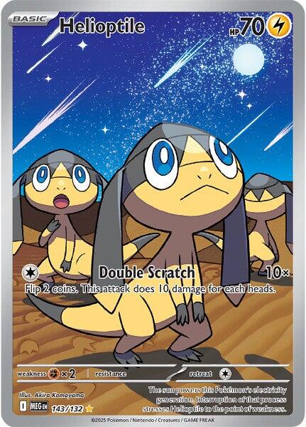 Helioptile (143/132) [Mega Evolutions: Base Set] | Galaxy Games LLC