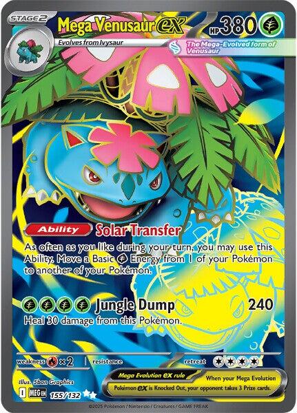 Mega Venusaur ex (155/132) [Mega Evolutions: Base Set] | Galaxy Games LLC