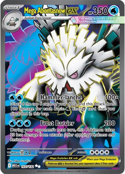 Mega Abomasnow ex (157/132) [Mega Evolutions: Base Set] | Galaxy Games LLC