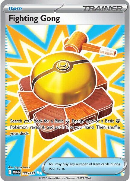 Fighting Gong (168/132) [Mega Evolution: Base Set] | Galaxy Games LLC