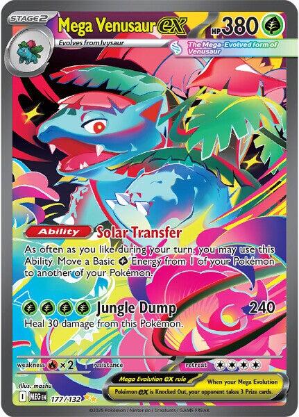 Mega Venusaur ex (177/132) [Mega Evolution: Base Set] | Galaxy Games LLC