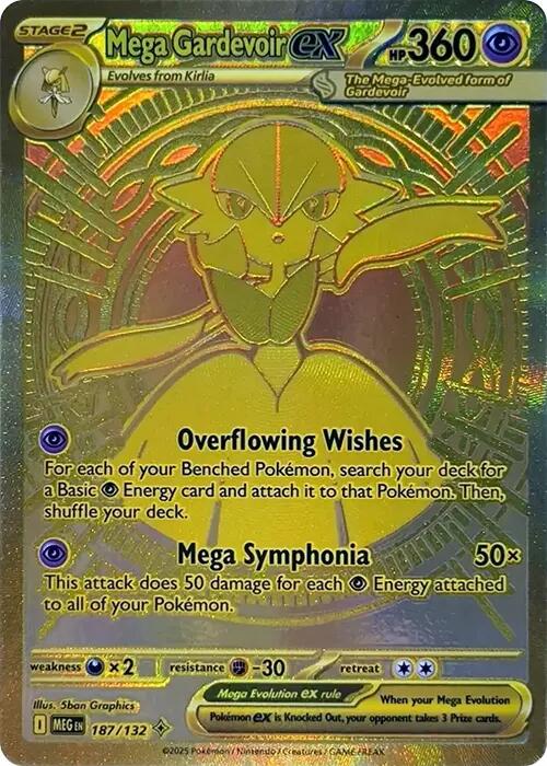 Mega Gardevoir ex (187/132) [Mega Evolutions: Base Set] | Galaxy Games LLC