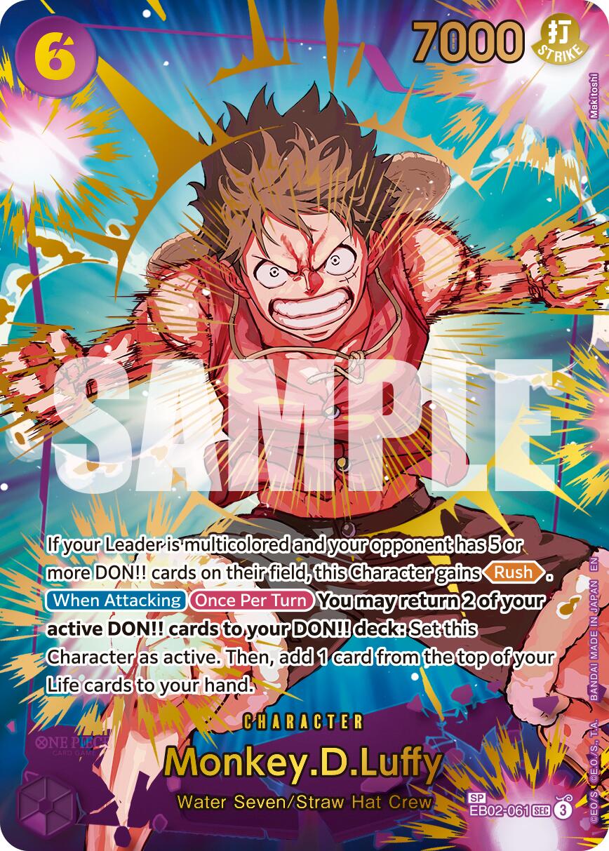 Monkey.D.Luffy (EB02-061) (SP) [Premium Booster -The Best- Vol. 2] | Galaxy Games LLC