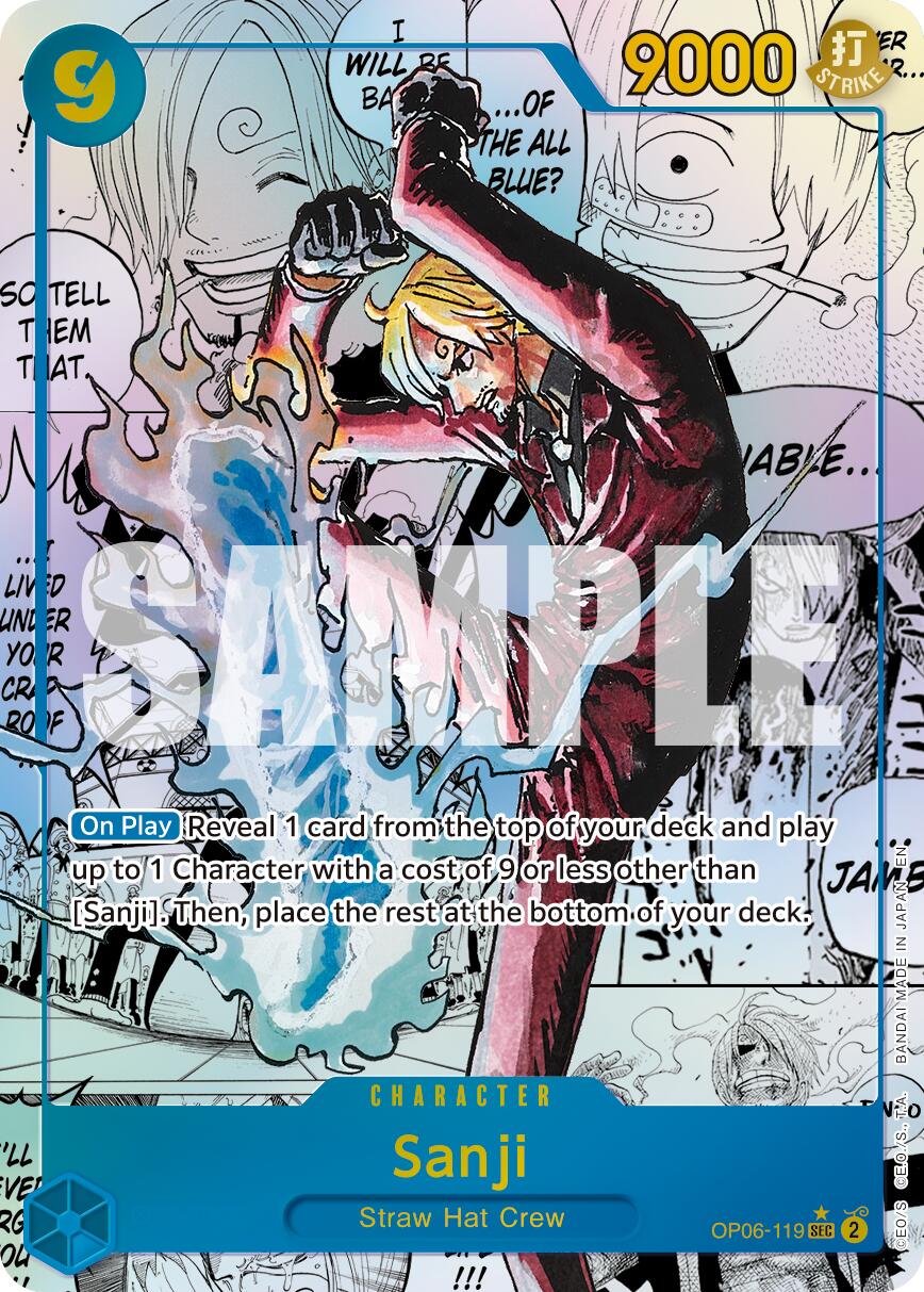 Sanji (Manga) [Premium Booster -The Best- Vol. 2] | Galaxy Games LLC