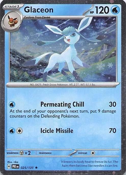 Glaceon (025/131) (Cosmos Holo) [Miscellaneous Cards] | Galaxy Games LLC