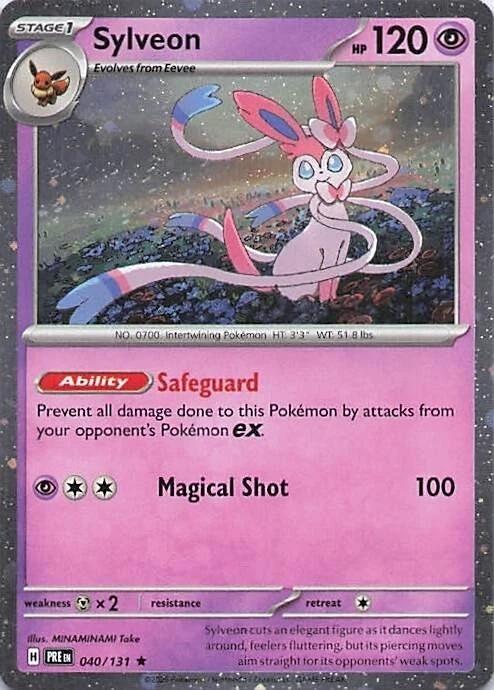 Sylveon (040/131) (Cosmos Holo) [Miscellaneous Cards] | Galaxy Games LLC