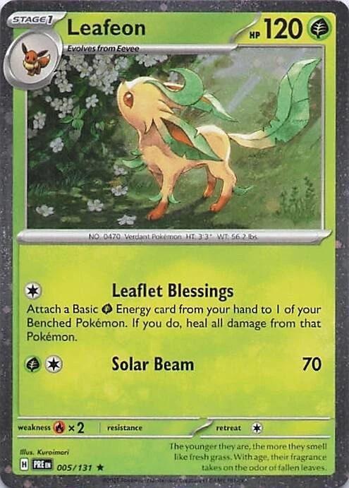 Leafeon (005/131) (Cosmos Holo) [Miscellaneous Cards] | Galaxy Games LLC