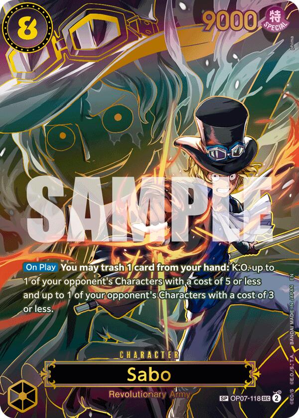 Sabo (OP07-118) (SP) [Carrying On His Will] | Galaxy Games LLC