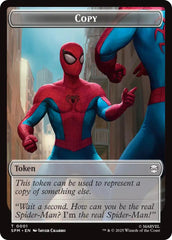 Copy // Human Citizen Double-Sided Token [Marvel's Spider-Man Tokens] | Galaxy Games LLC