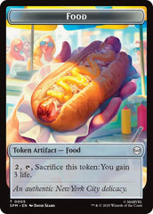 Food // Robot Double-Sided Token [Marvel's Spider-Man Tokens] | Galaxy Games LLC