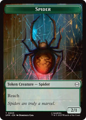 Spider // Treasure Double-Sided Token [Marvel's Spider-Man Tokens] | Galaxy Games LLC