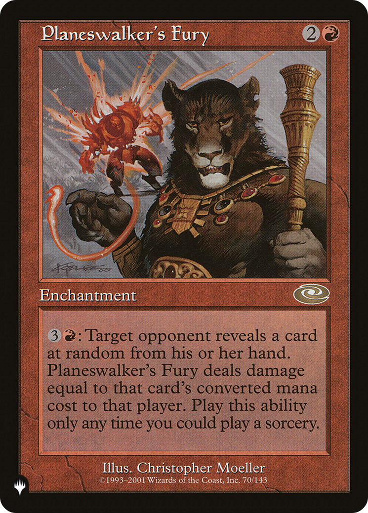 Planeswalker's Fury [The List] | Galaxy Games LLC