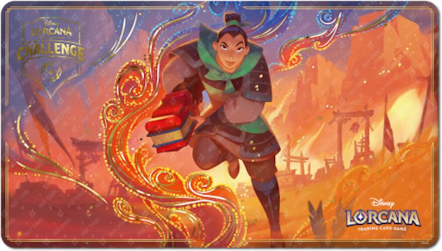 Foil Playmat (Mulan - Charging Ahead - Disney Lorcana Challenge) | Galaxy Games LLC