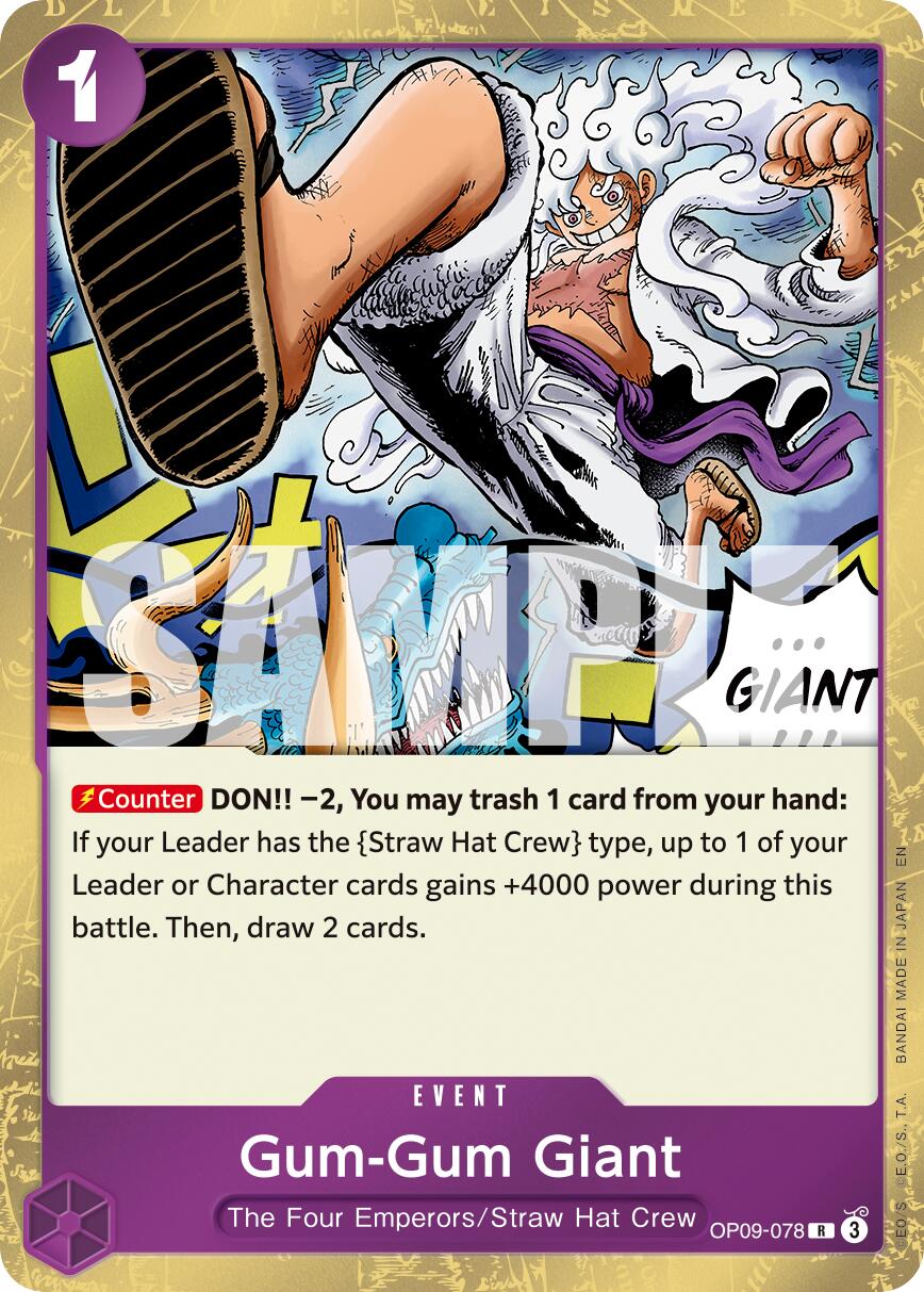 Gum-Gum Giant (Reprint) [Premium Booster -The Best- Vol. 2] | Galaxy Games LLC