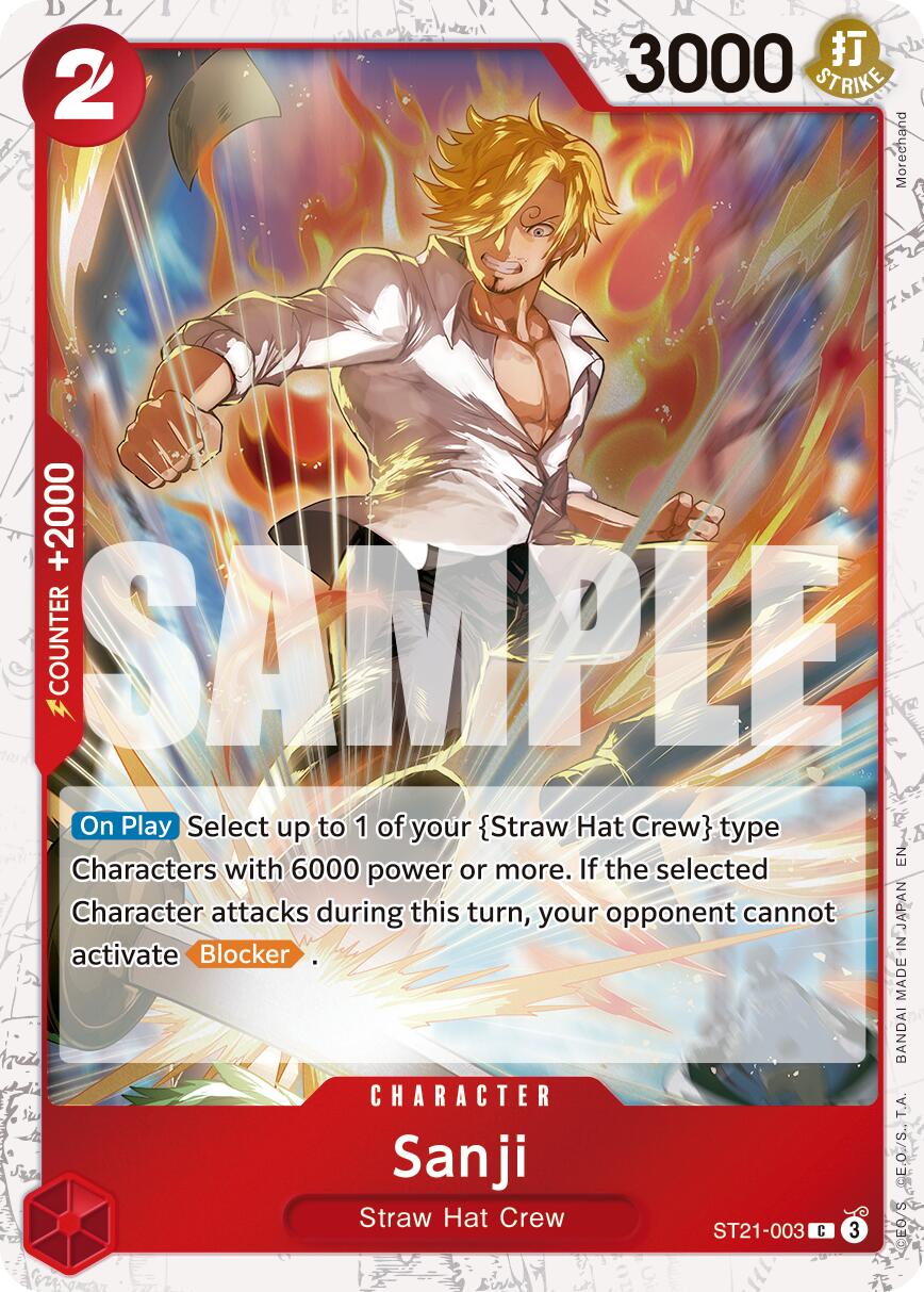 Sanji (ST21-003) (Pirate Foil) [Premium Booster -The Best- Vol. 2] | Galaxy Games LLC