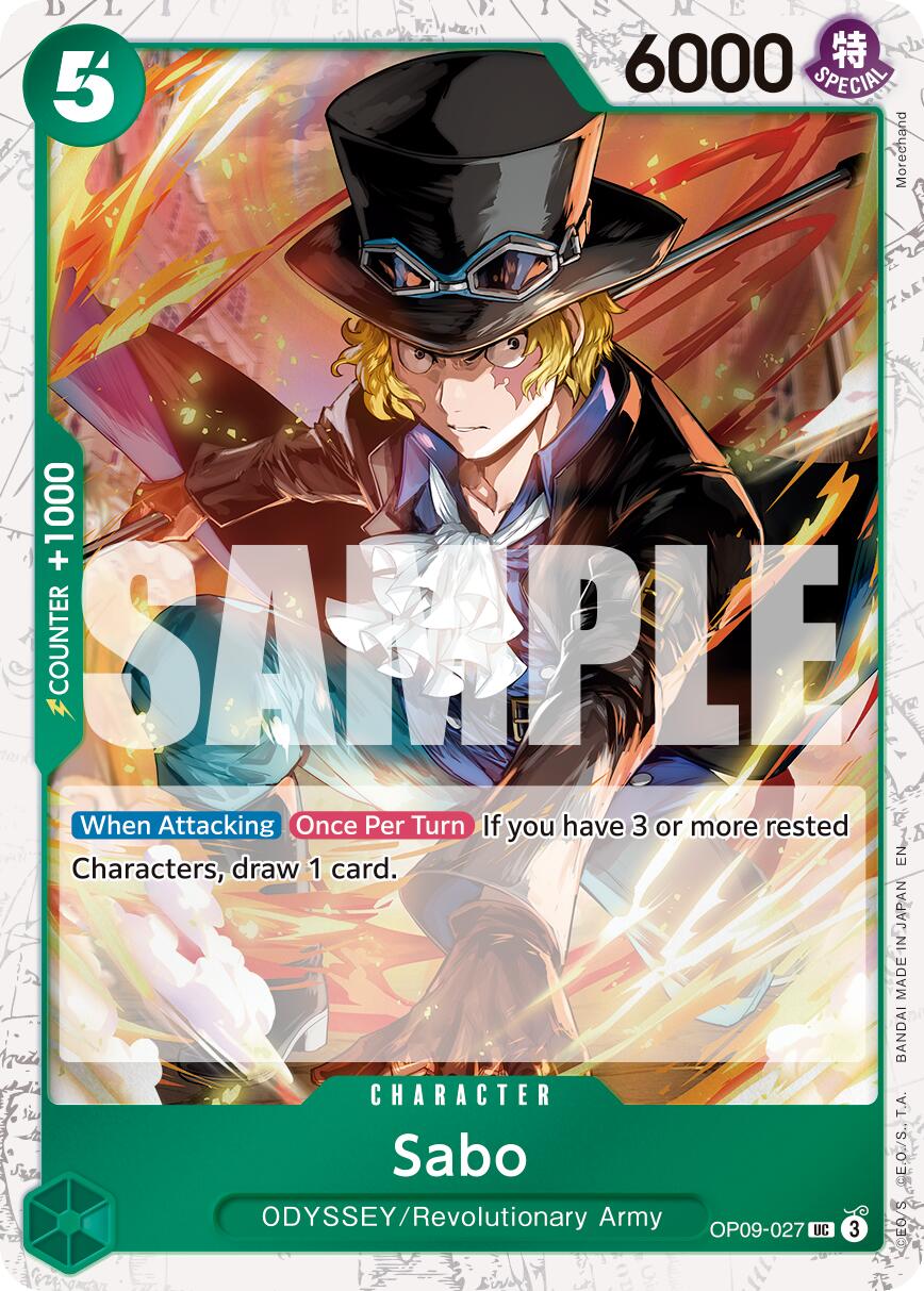 Sabo (OP09-027) (Pirate Foil) [Premium Booster -The Best- Vol. 2] | Galaxy Games LLC