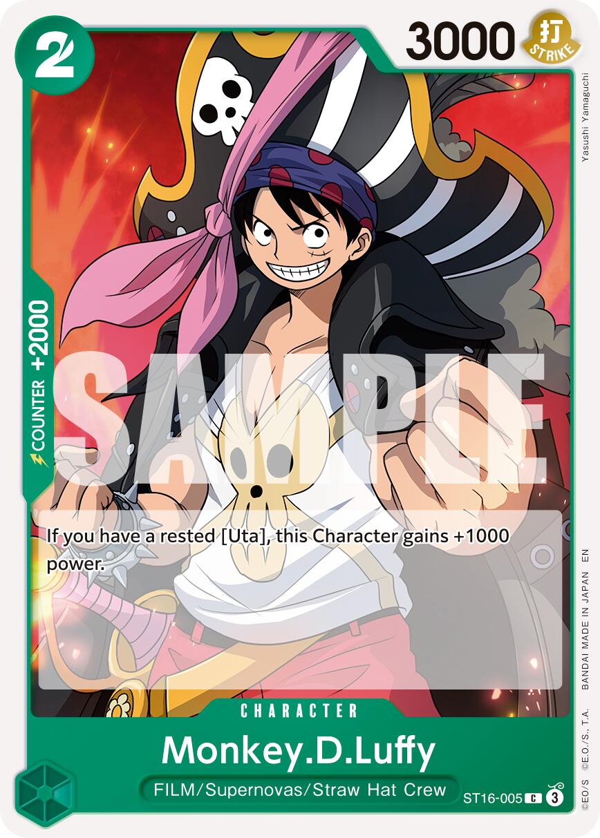Monkey.D.Luffy (ST16-005) (Reprint) [Premium Booster -The Best- Vol. 2] | Galaxy Games LLC