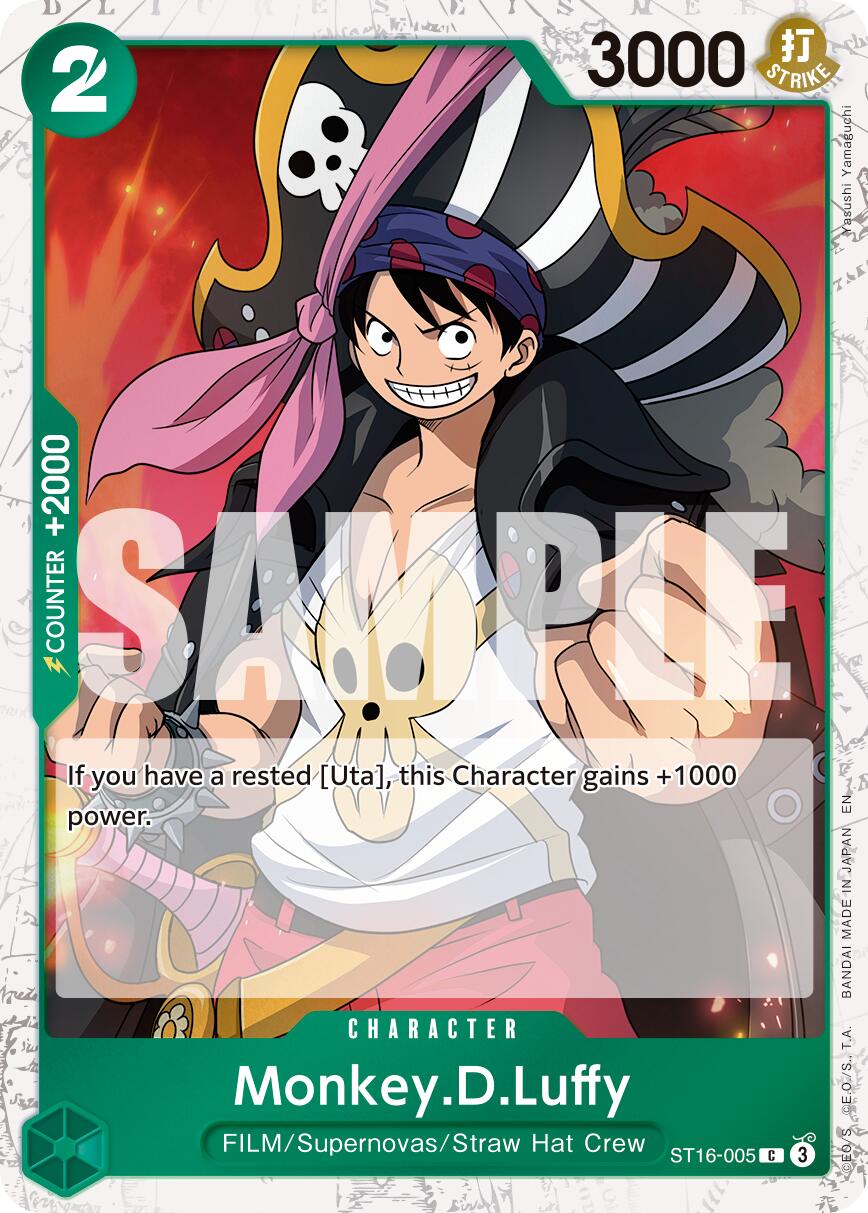 Monkey.D.Luffy (ST16-005) (Pirate Foil) [Premium Booster -The Best- Vol. 2] | Galaxy Games LLC