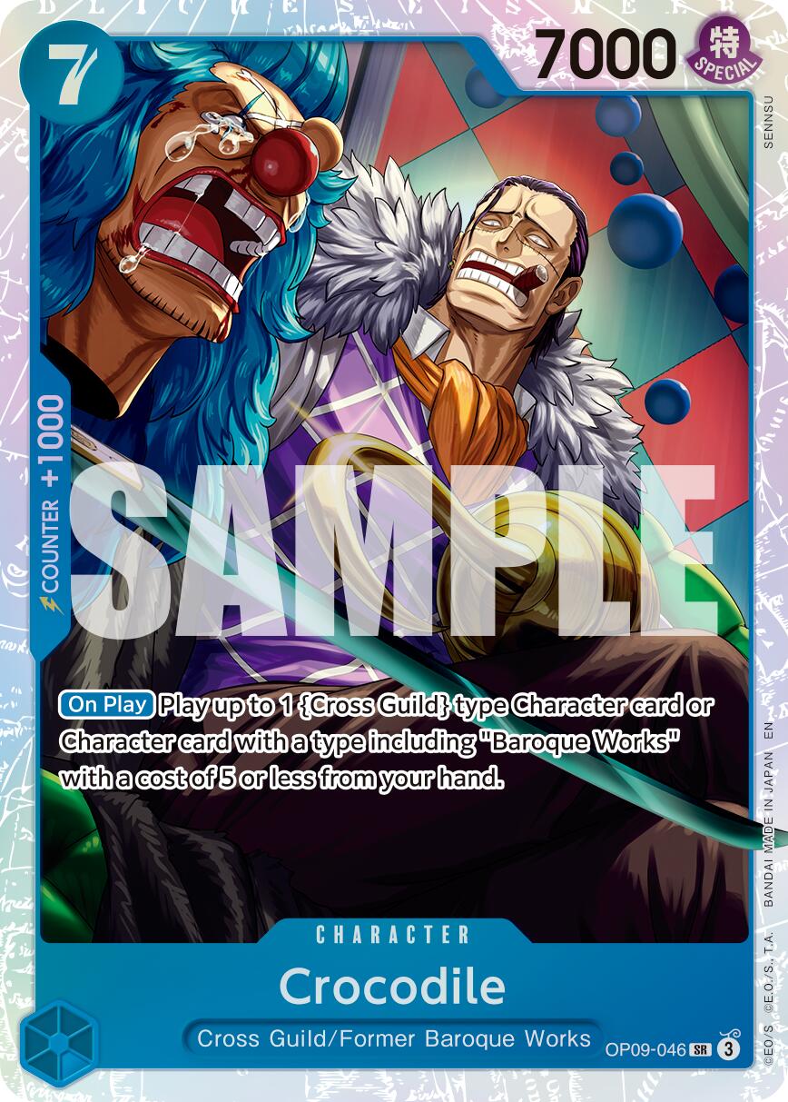 Crocodile (OP09-046) (Reprint) [Premium Booster -The Best- Vol. 2] | Galaxy Games LLC