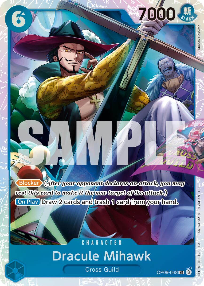 Dracule Mihawk (OP09-048) (Reprint) [Premium Booster -The Best- Vol. 2] | Galaxy Games LLC