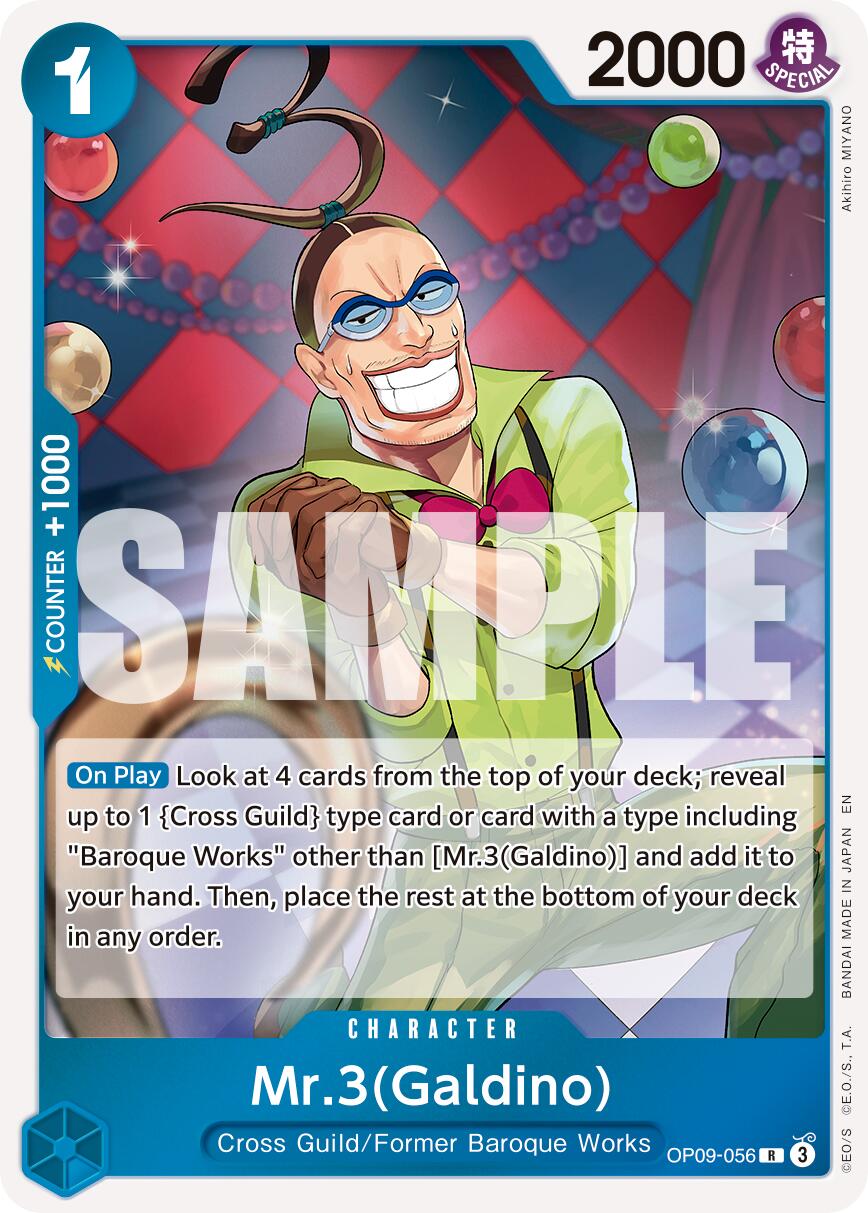 Mr.3(Galdino) (OP09-056) (Reprint) [Premium Booster -The Best- Vol. 2] | Galaxy Games LLC