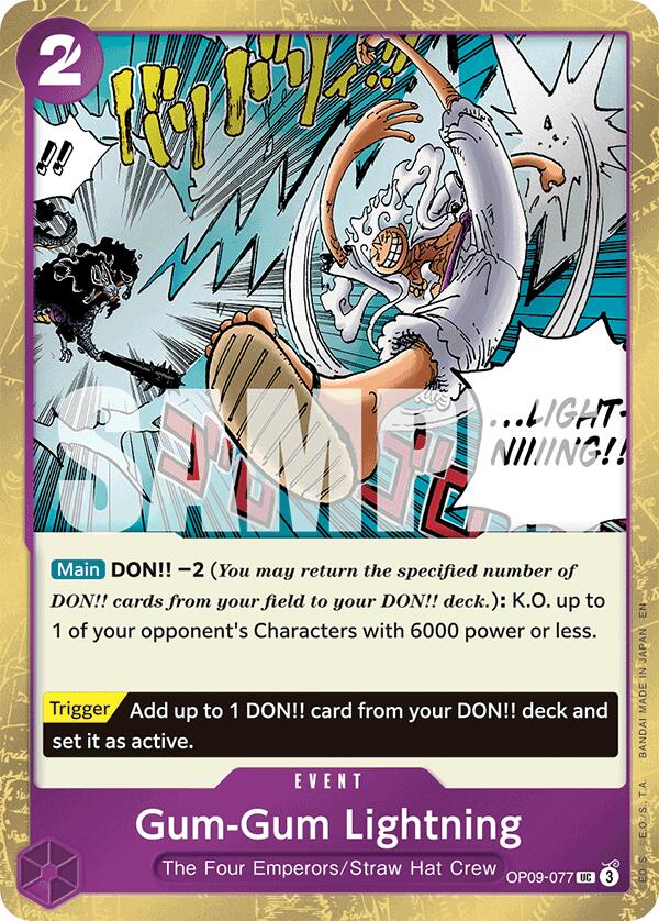 Gum-Gum Lightning (Pirate Foil) [Premium Booster -The Best- Vol. 2] | Galaxy Games LLC