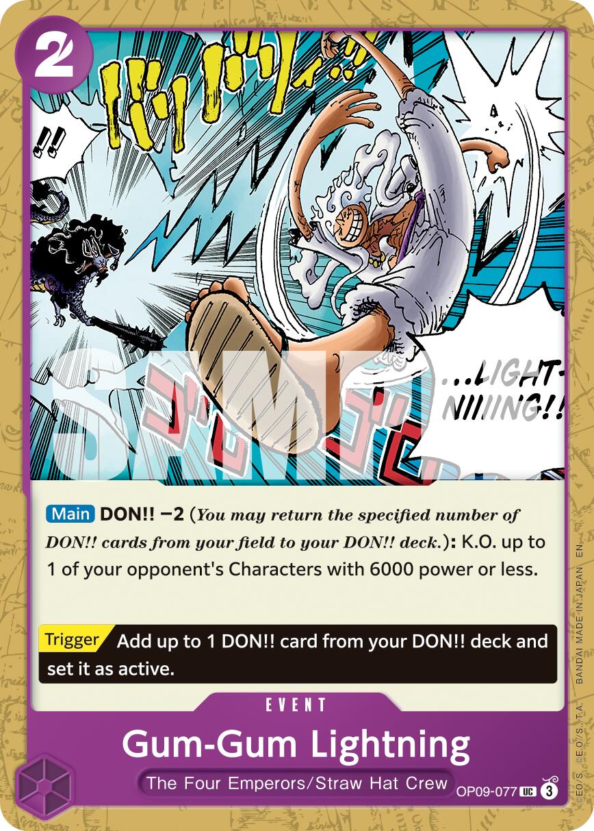 Gum-Gum Lightning (Reprint) [Premium Booster -The Best- Vol. 2] | Galaxy Games LLC