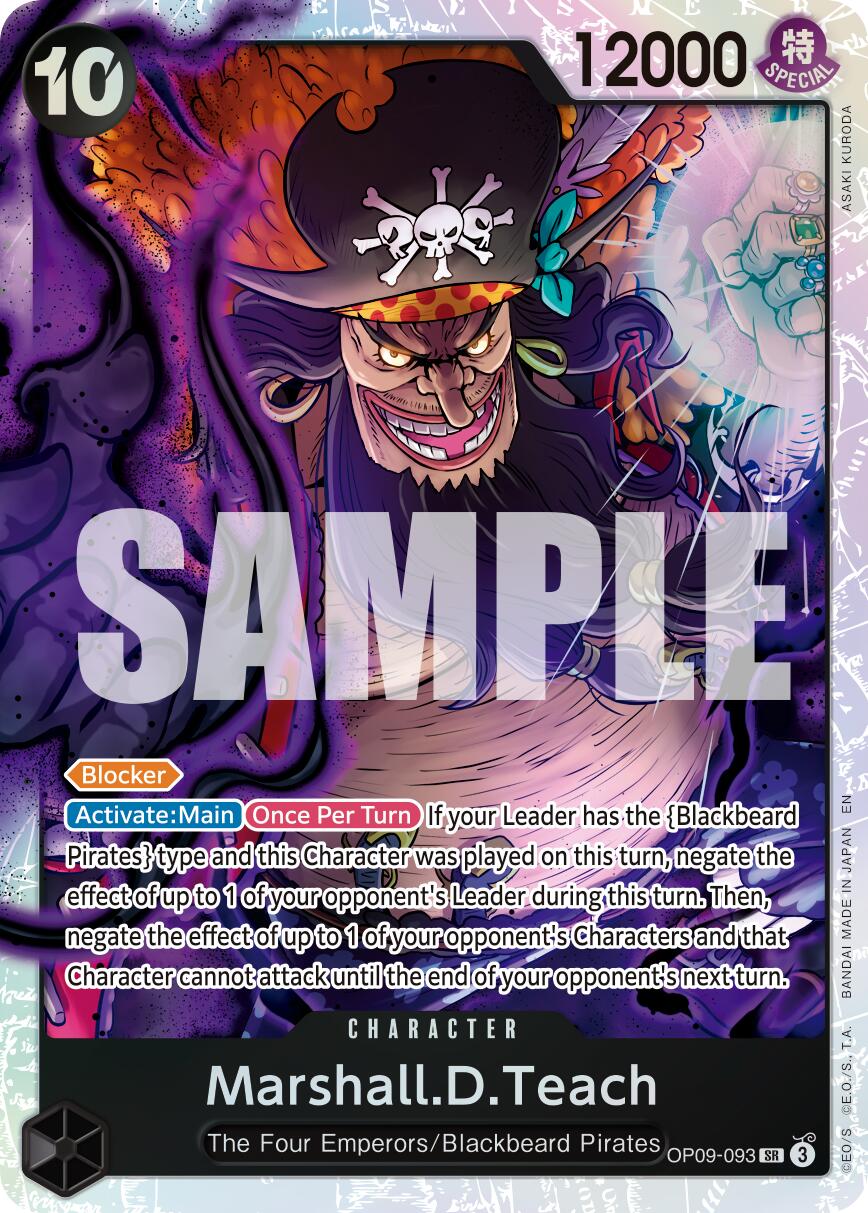 Marshall.D.Teach (OP09-093) (Reprint) [Premium Booster -The Best- Vol. 2] | Galaxy Games LLC