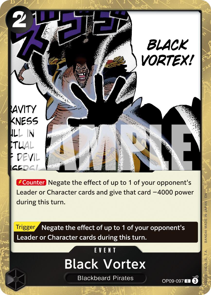 Black Vortex (Pirate Foil) [Premium Booster -The Best- Vol. 2] | Galaxy Games LLC