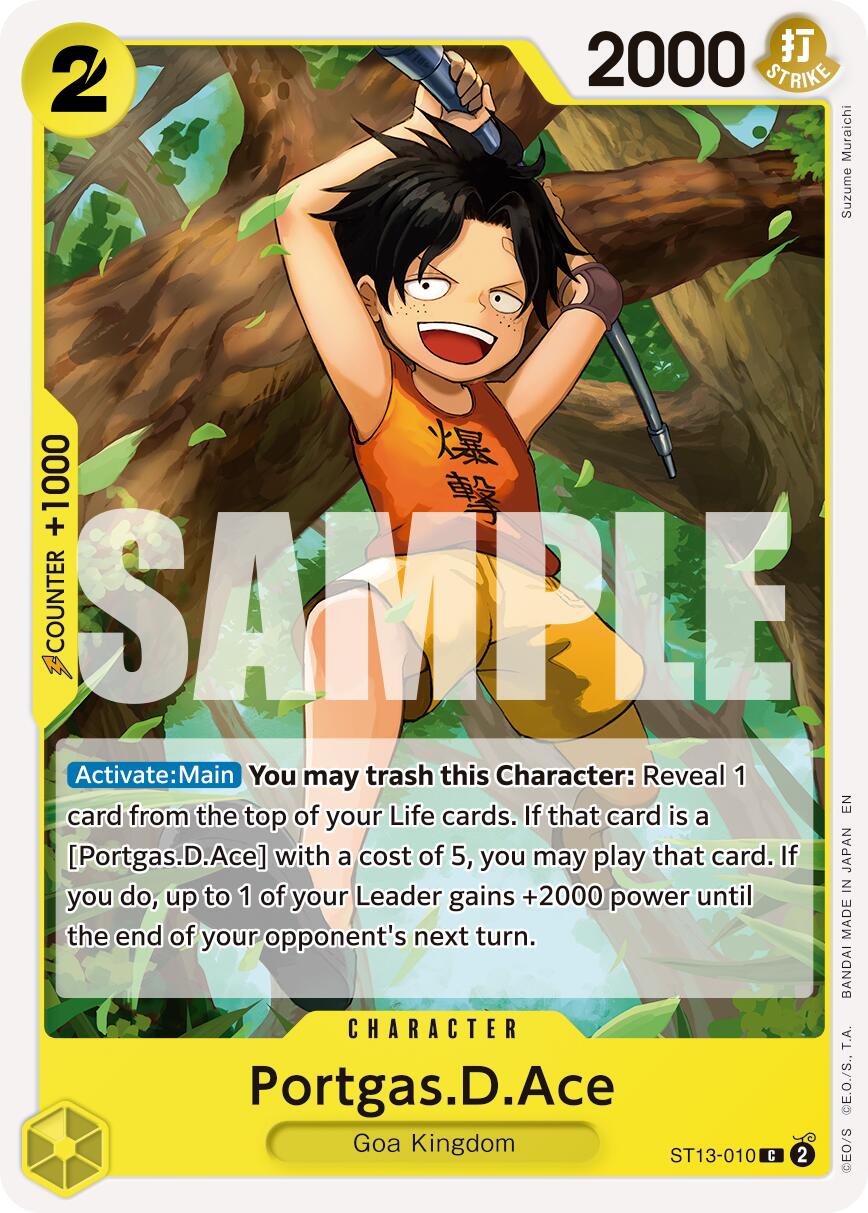Portgas.D.Ace (ST13-010) (Reprint) [Premium Booster -The Best- Vol. 2] | Galaxy Games LLC