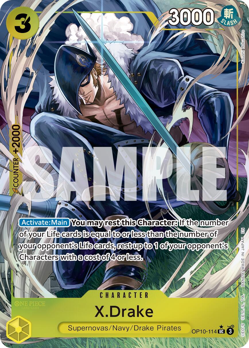 X.Drake (Alternate Art) [Premium Booster -The Best- Vol. 2] | Galaxy Games LLC