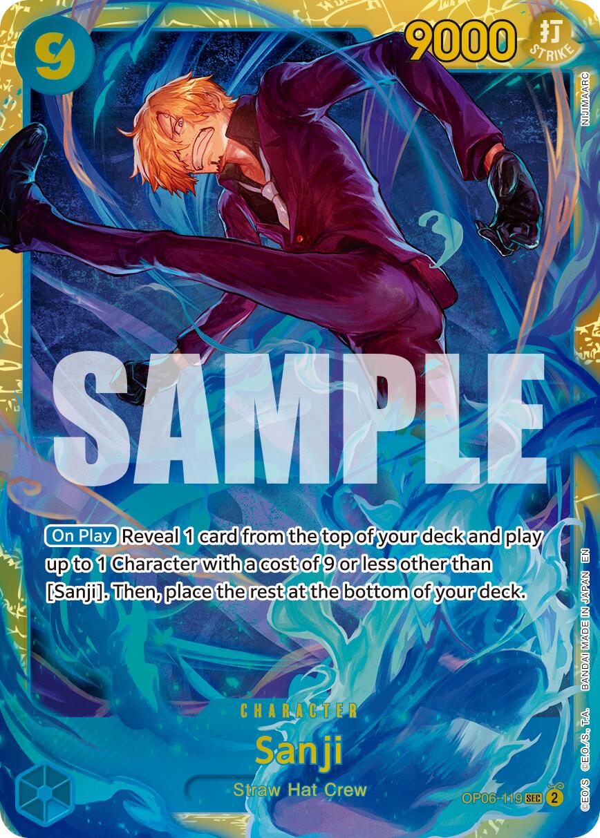 Sanji (OP06-119) (Reprint) [Premium Booster -The Best- Vol. 2] | Galaxy Games LLC