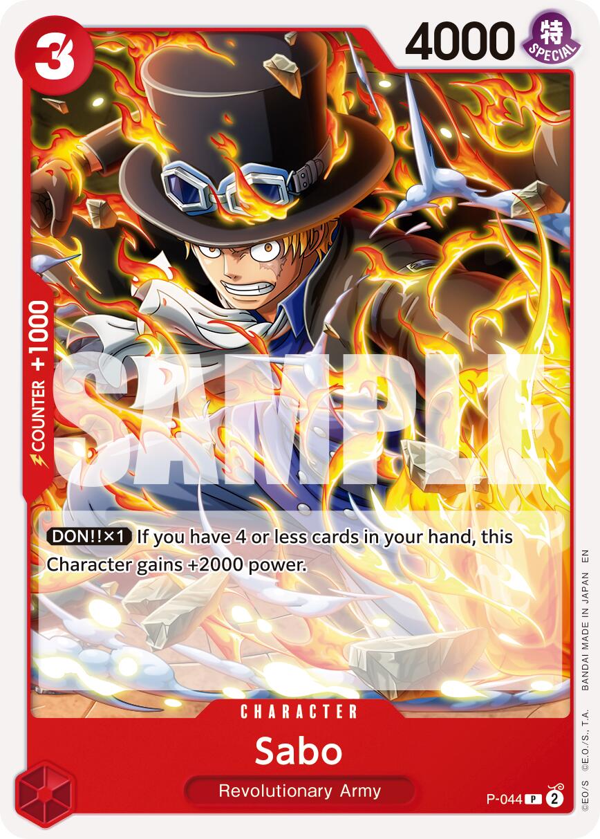 Sabo (P-044) (Reprint) [Premium Booster -The Best- Vol. 2] | Galaxy Games LLC