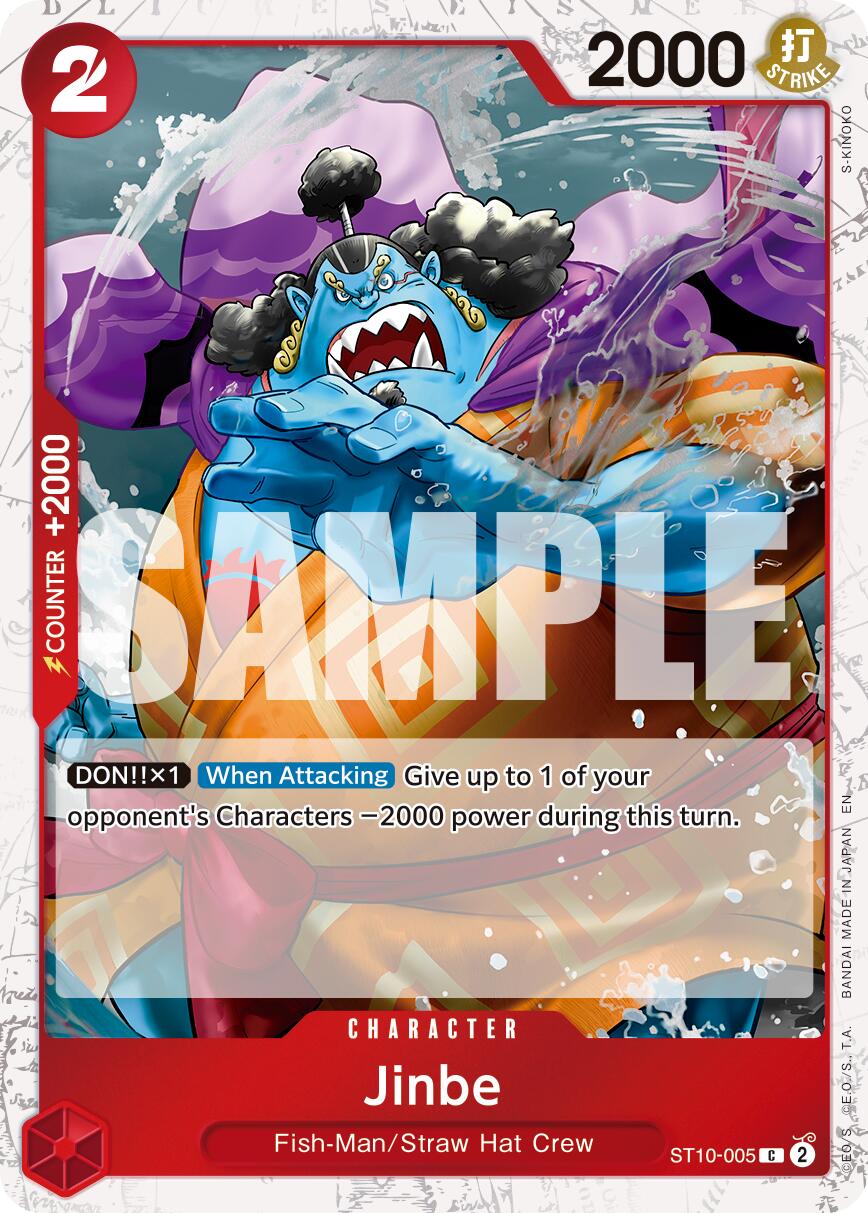Jinbe (ST10-005) (Pirate Foil) [Premium Booster -The Best- Vol. 2] | Galaxy Games LLC