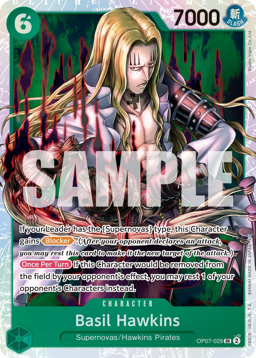 Basil Hawkins (OP07-029) (Reprint) [Premium Booster -The Best- Vol. 2] | Galaxy Games LLC
