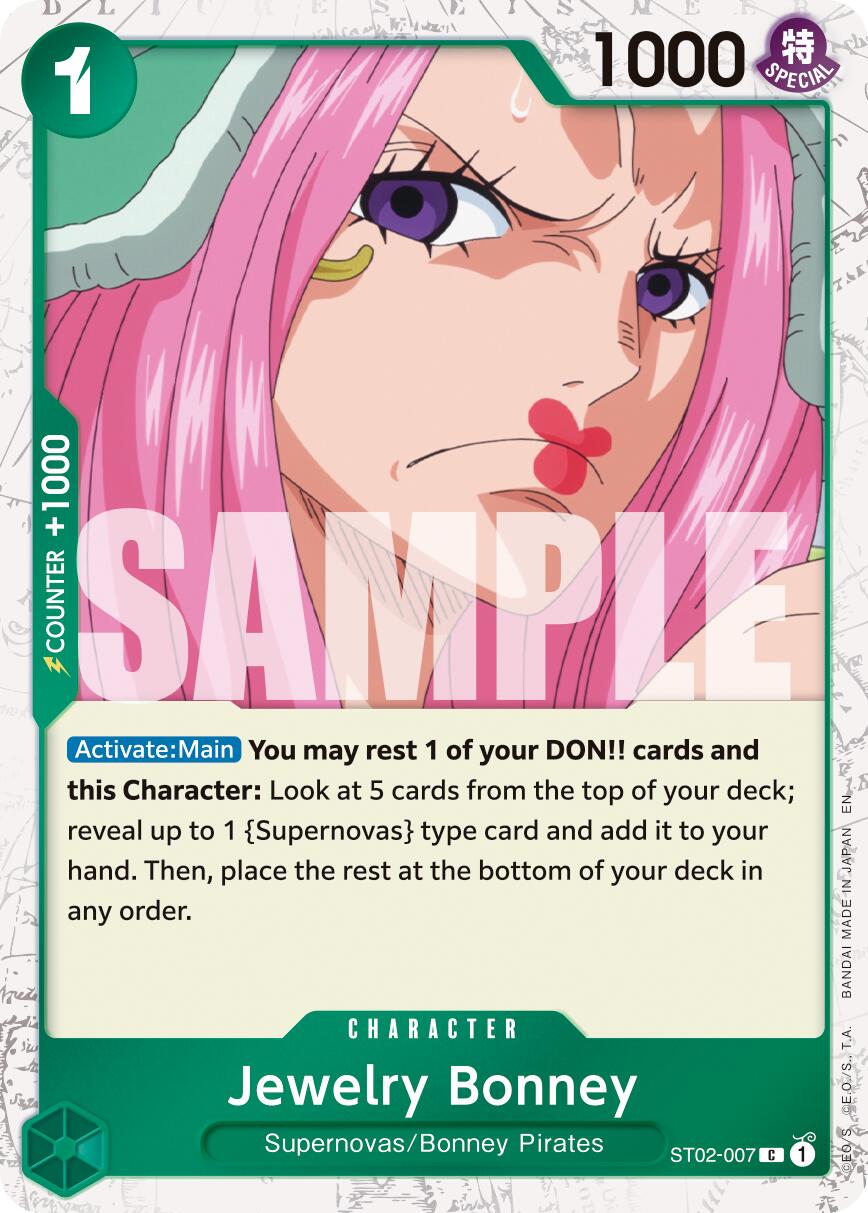Jewelry Bonney (ST02-007) (Pirate Foil) [Premium Booster -The Best- Vol. 2] | Galaxy Games LLC